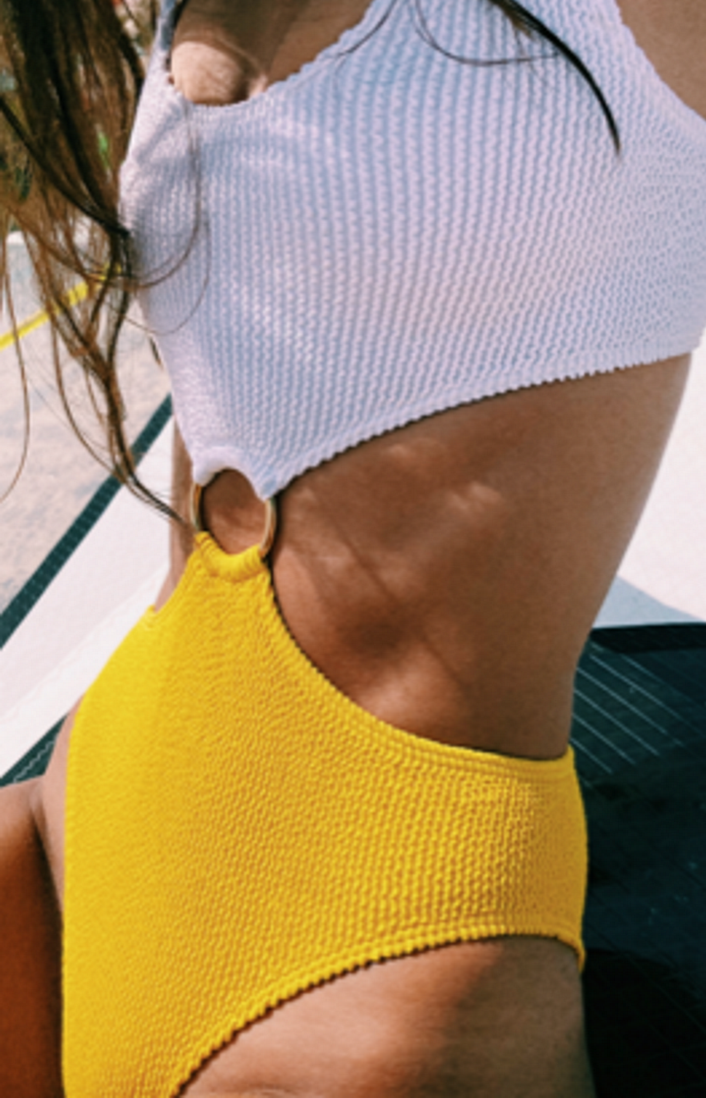 PRETTY SUNFLOWER TRIKINI