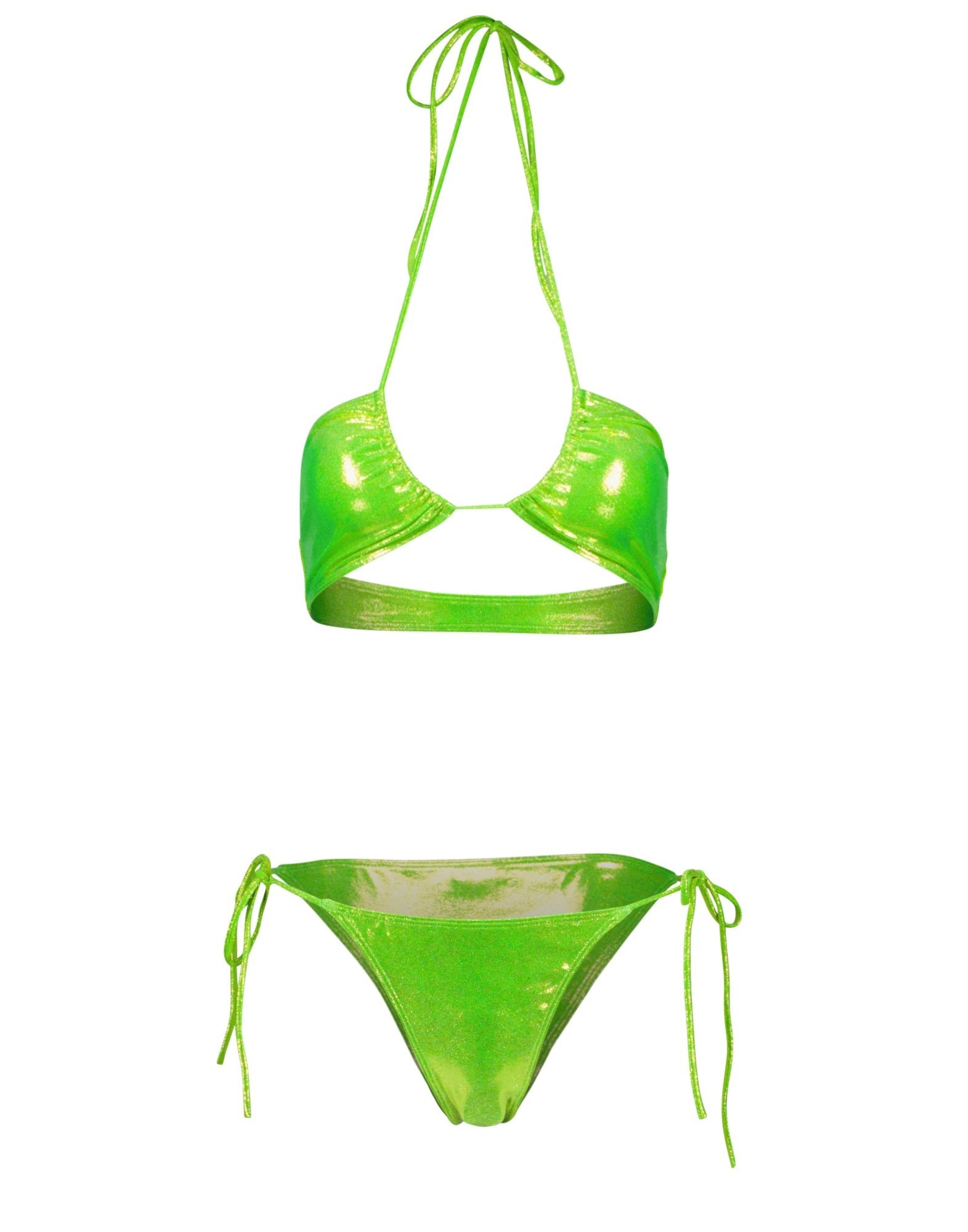 CINDY GREEN NEON SET - Blue Lagoon Swimwear Bikini set