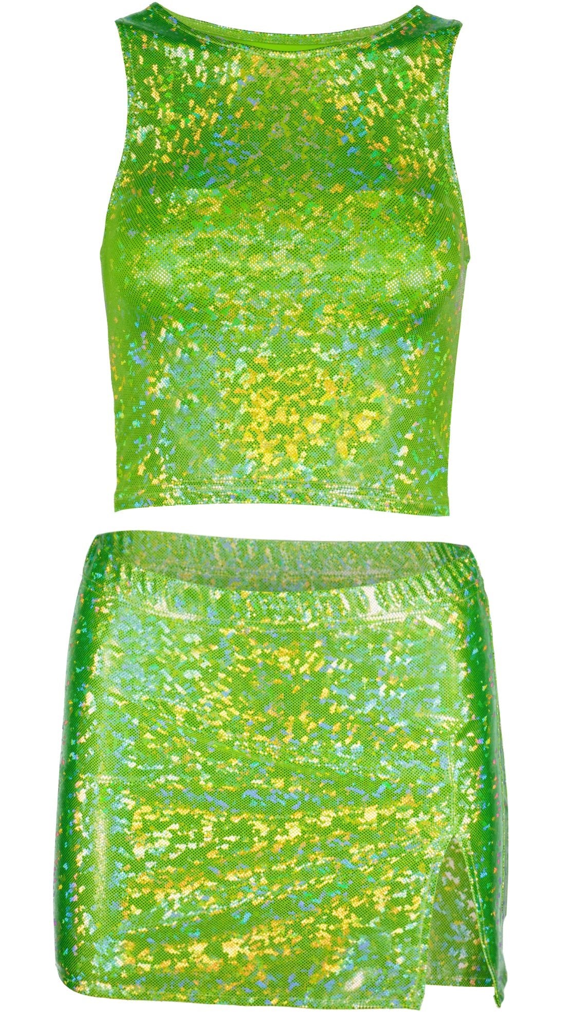 GISELE VERT FLUO ensemble